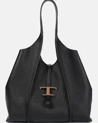 TOD'S Borsa Timeless Medium in pelle Nero