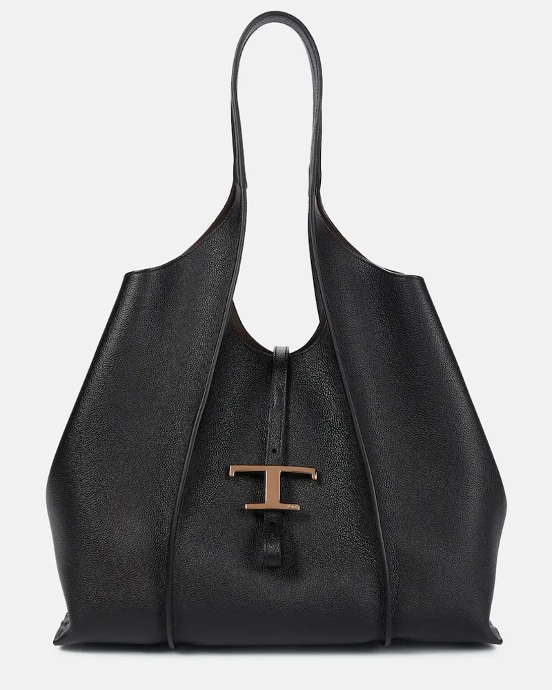 TOD'S Borsa Timeless Medium in pelle Nero