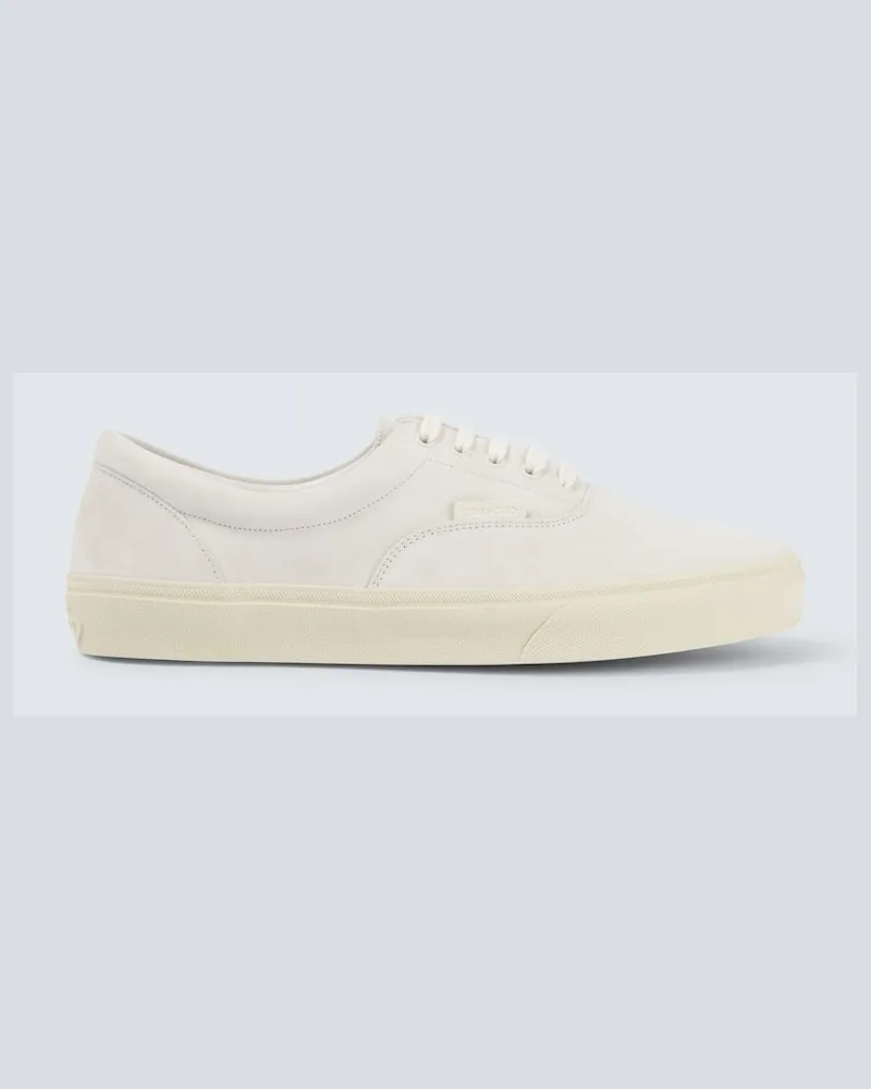 Tom Ford Sneakers Jude in suede Bianco