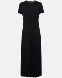 Maison Margiela Abito midi in cotone Nero