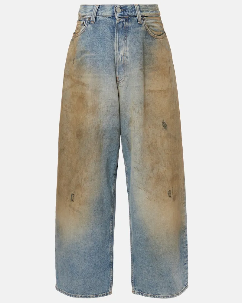 Acne Studios Jeans a gamba larga Penicillin Blu