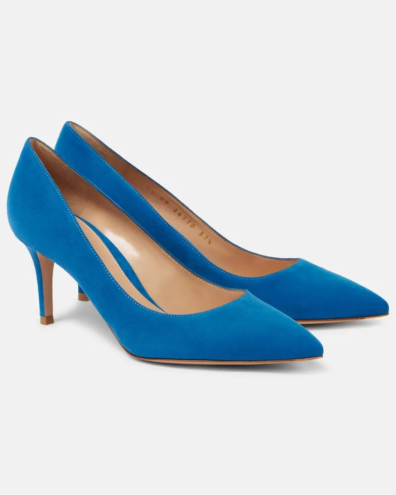 Gianvito Rossi Pumps Gianvito 70 in suede Blu