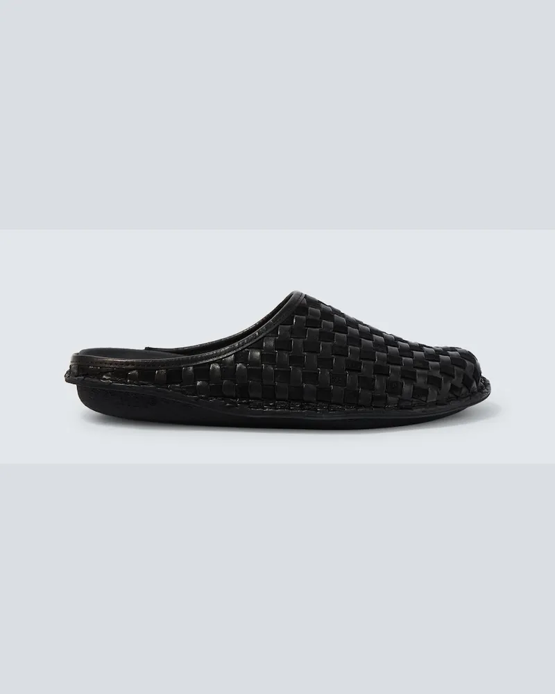 Comme des Garçons Comme des GarÃ§ons Homme x VIBAe - Mules in pelle e suede Nero