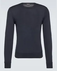 Tom Ford Pullover in lana Blu