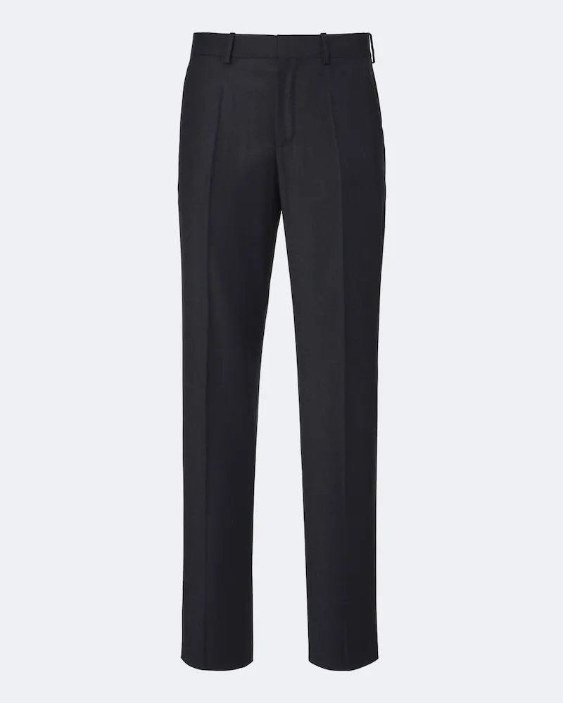 AGNONA Pantaloni regular in lana Blu
