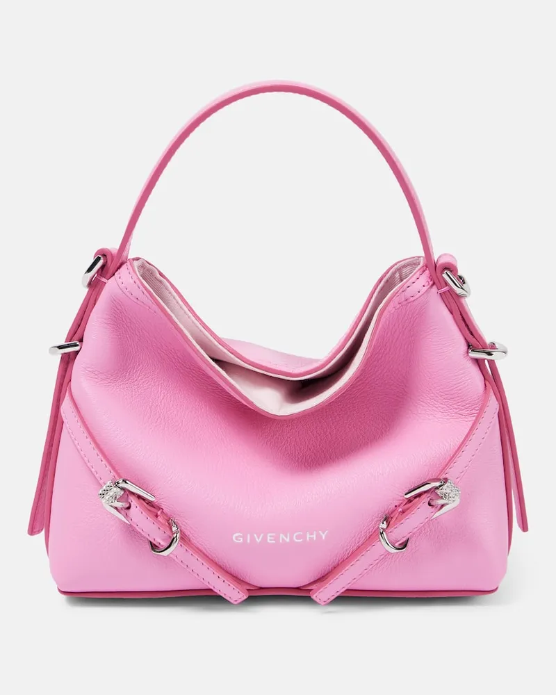 Givenchy Borsa a spalla Voyou Nano in pelle Rosa