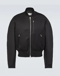 Dries van Noten Bomber con zip Nero