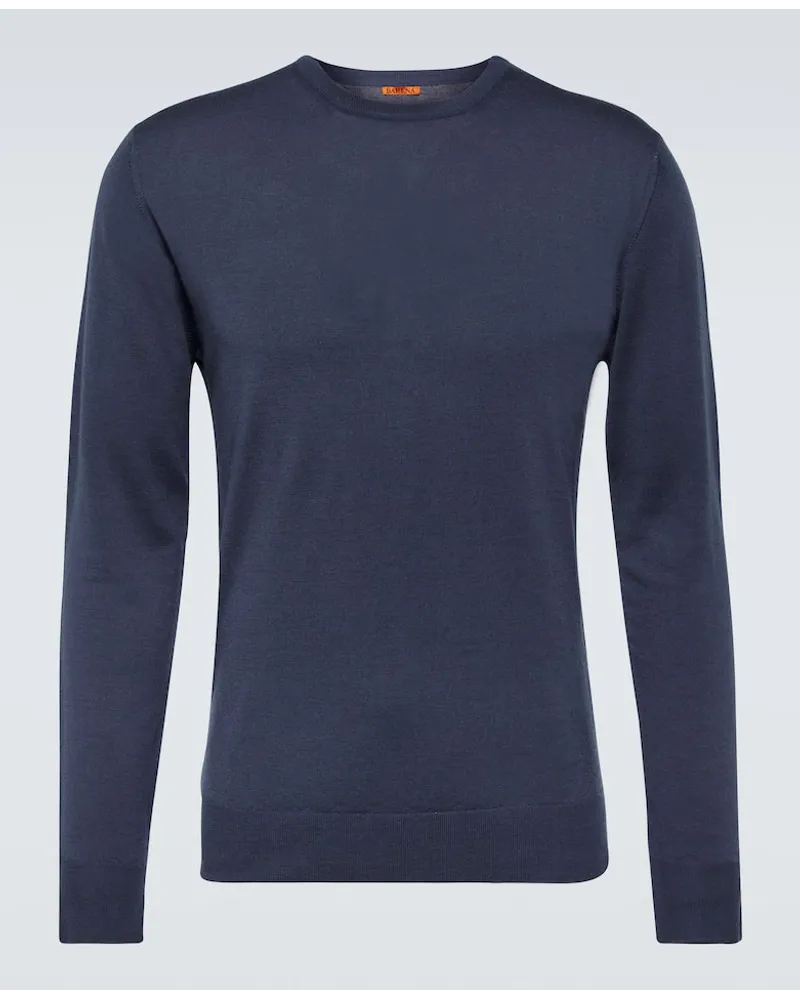 BARENA Pullover Ato Brunal in lana Blu