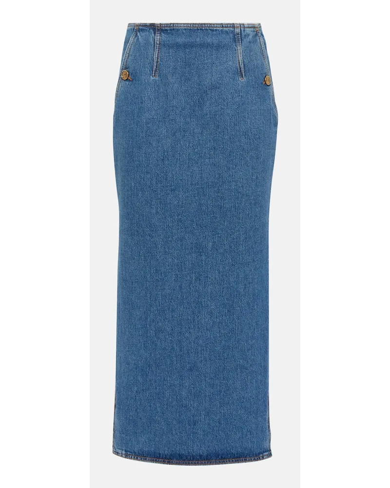 Etro Gonna lunga di jeans Grigio