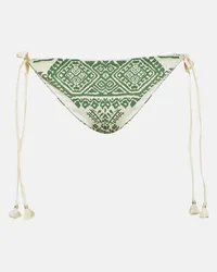 Johanna Ortiz Slip bikini con stampa Verde