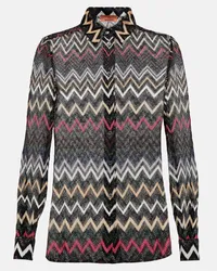 Missoni Blusa Zig Zag in lamé Multicolore