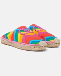 Valentino Garavani Espadrillas VLogo in canvas Multicolore