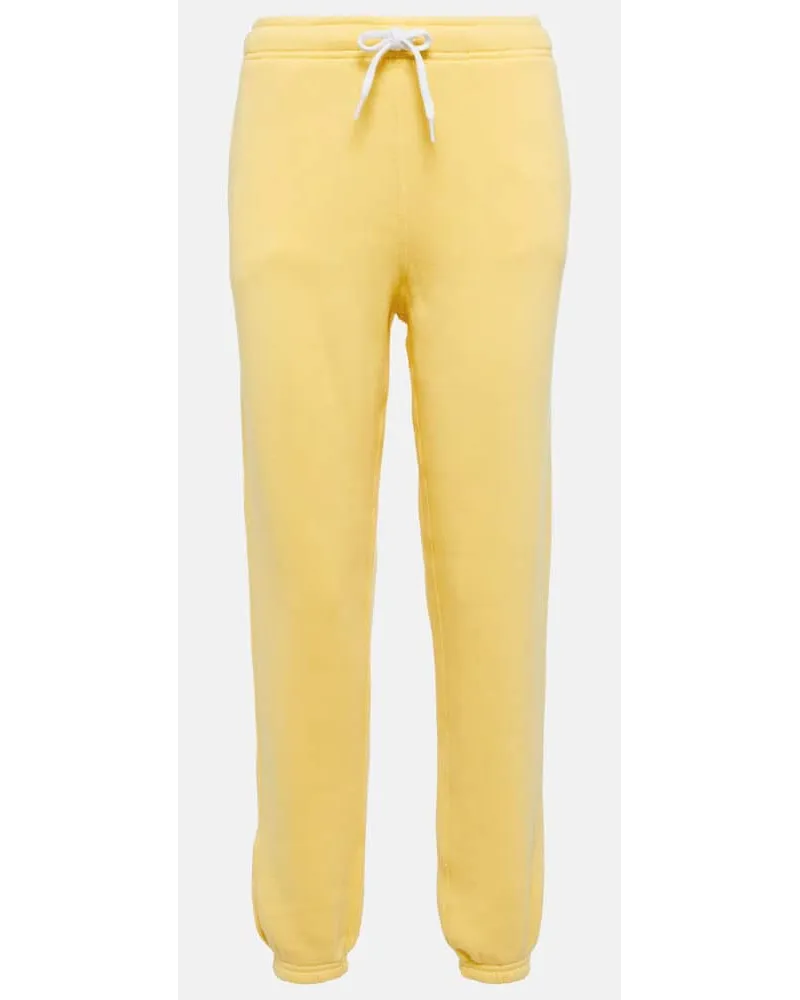 Ralph Lauren Pantaloni sportivi in pile Giallo