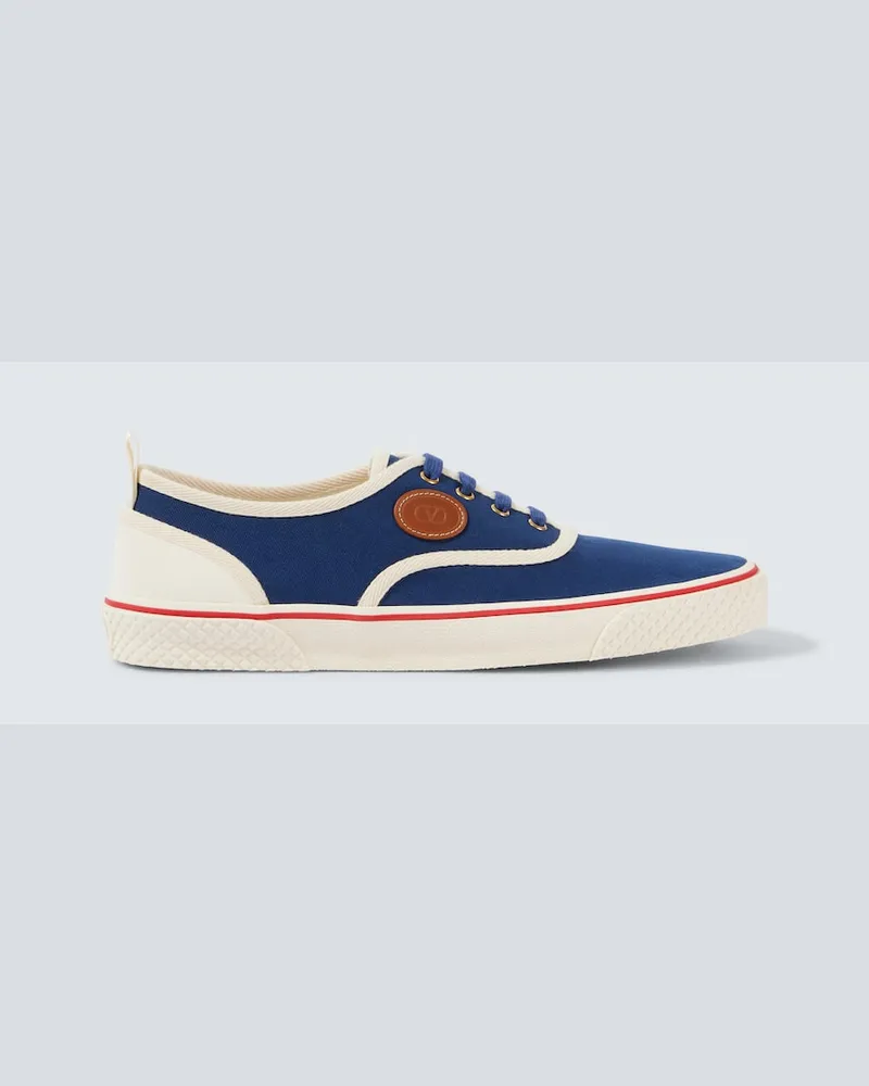 Valentino Garavani Sneakers Nojoke in canvas Blu