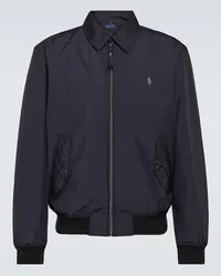 Ralph Lauren Bomber con logo e zip Nero