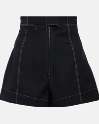 Jacquemus Shorts Le Short Areia in lana vergine Nero