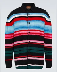 Missoni Cardigan in misto lana a righe Multicolore