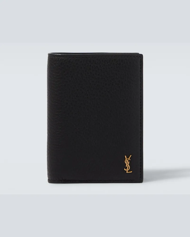 Saint Laurent Portafoglio Cassandre Tiny in pelle Nero