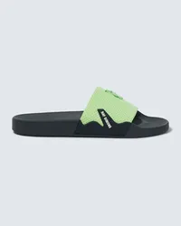 Raf Simons Sandali Astra con logo Verde