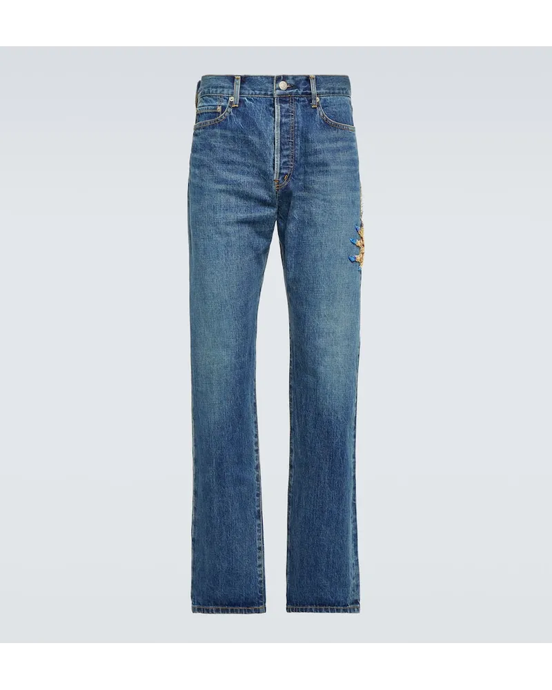 Undercover Jean regular con perline Blu