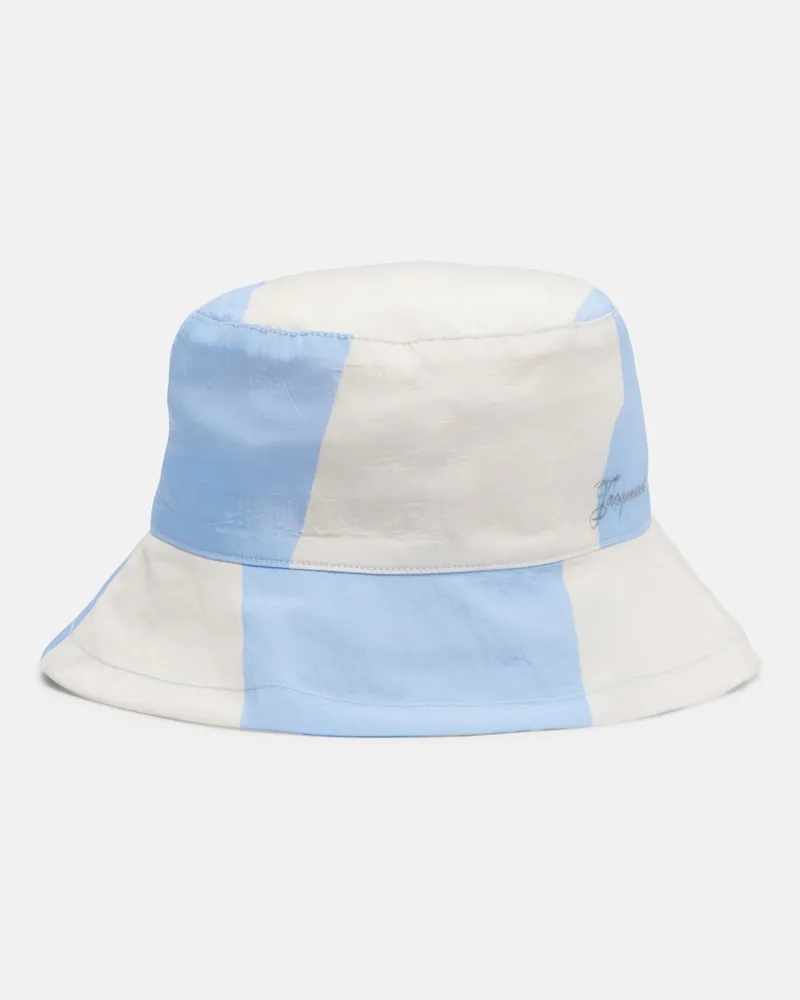 Jacquemus Cappello a secchiello Baluchon con stampa Blu
