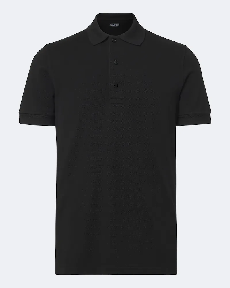 Tom Ford Polo in jersey Blu