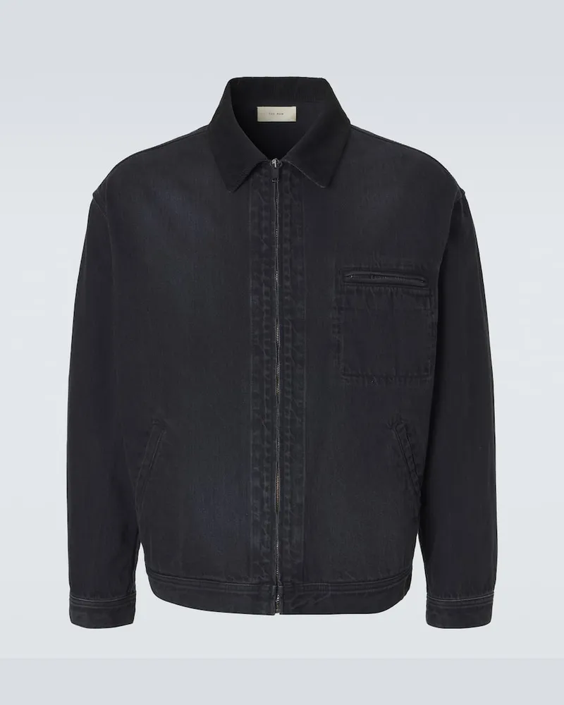 The Row Giacca di jeans Tarquin Nero