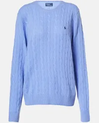 Ralph Lauren Pullover Julianna in lana e cashmere Blu