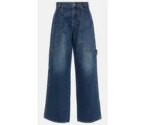 Jeans cargo in cotone