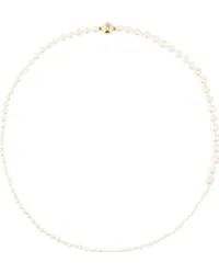 Sophie Bille Brahe Collana Petite Peggy 14kt con perle Bianco