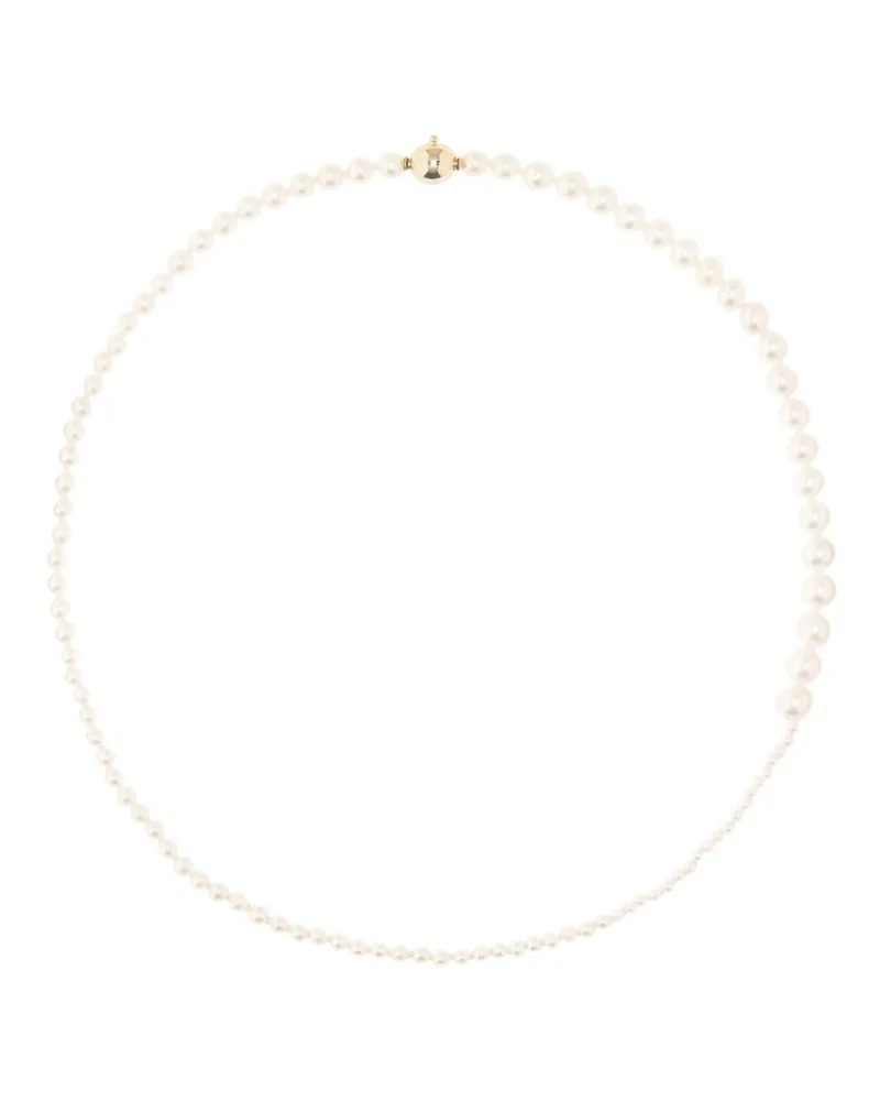 Sophie Bille Brahe Collana Petite Peggy 14kt con perle Bianco
