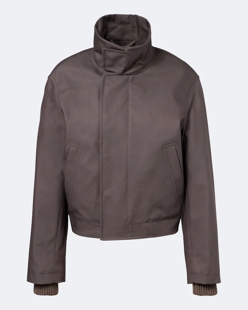 Victoria Beckham Giacca in cotone Grigio