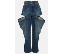 Jeans tapared con cut-out