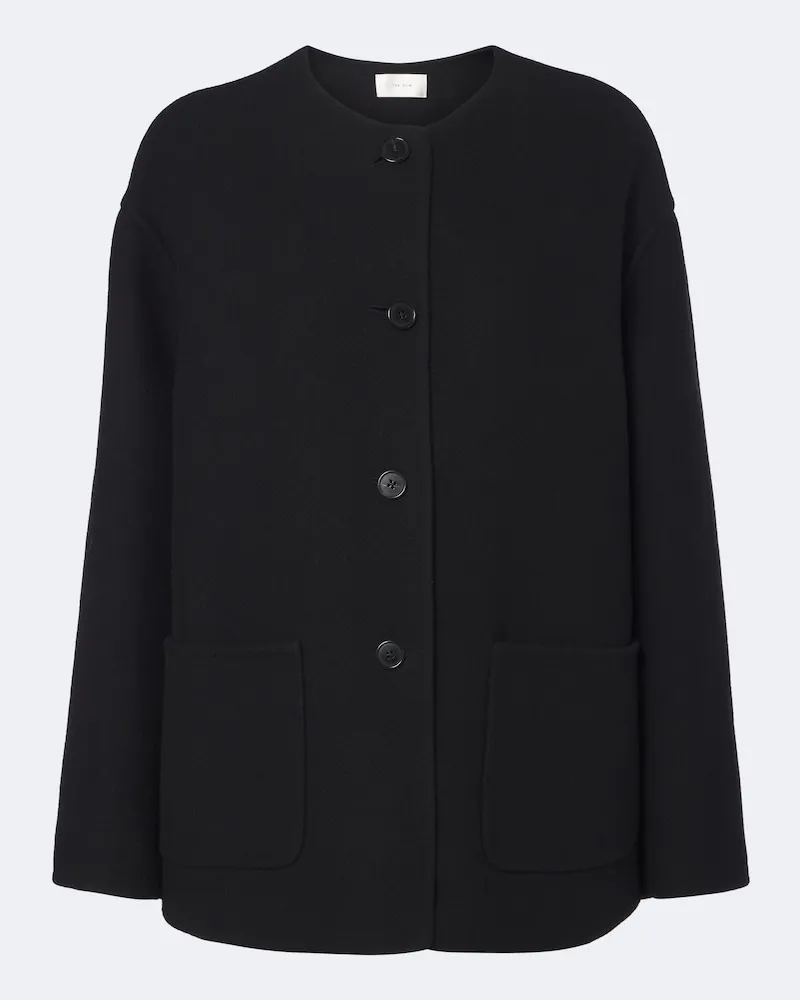 The Row Giacca Quintus in misto lana e cashmere Nero