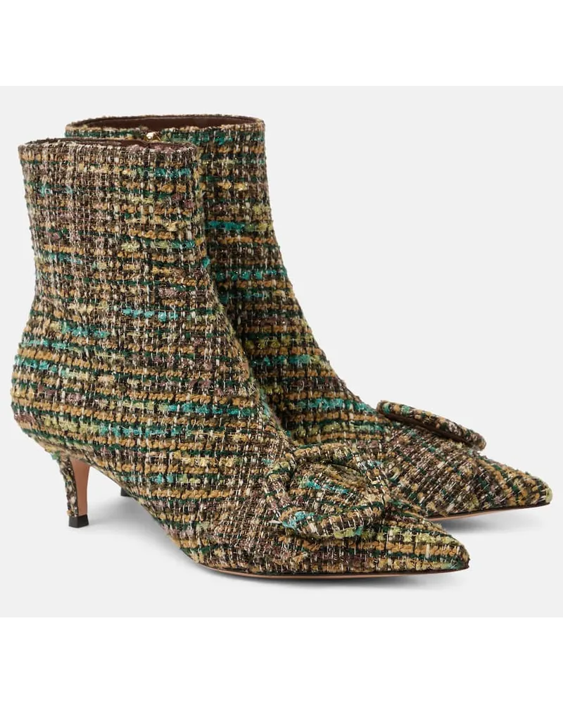 Gianvito Rossi Stivaletti 55 in bouclÃ Multicolore