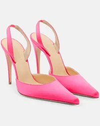 Magda Butrym Pumps slingback in raso Rosa