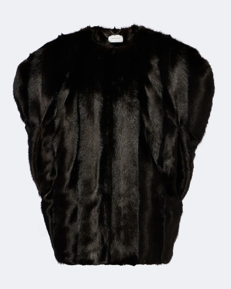 Magda Butrym Gilet oversize Marrone
