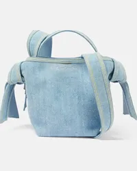 Acne Studios Borsa a spalla Musubi Mini in denim Blu