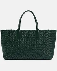 Bottega Veneta Borsa Cabat Medium in pelle Verde