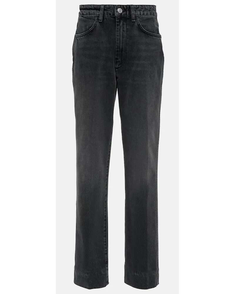 RE/DONE Jeans regular 70s a vita alta Nero