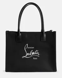 Christian Louboutin Borsa Nastroloubi Large in canvas Nero