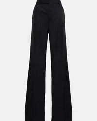 Saint Laurent Pantaloni in misto lana Blu