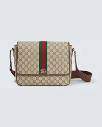 Gucci Borsa a tracolla Ophidia Medium in canvas GG Beige