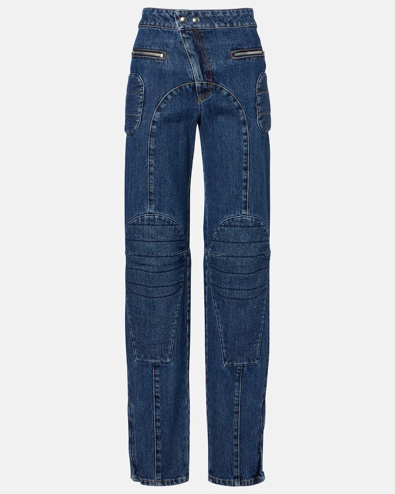 Jean Paul Gaultier Jeans patchwork Blu