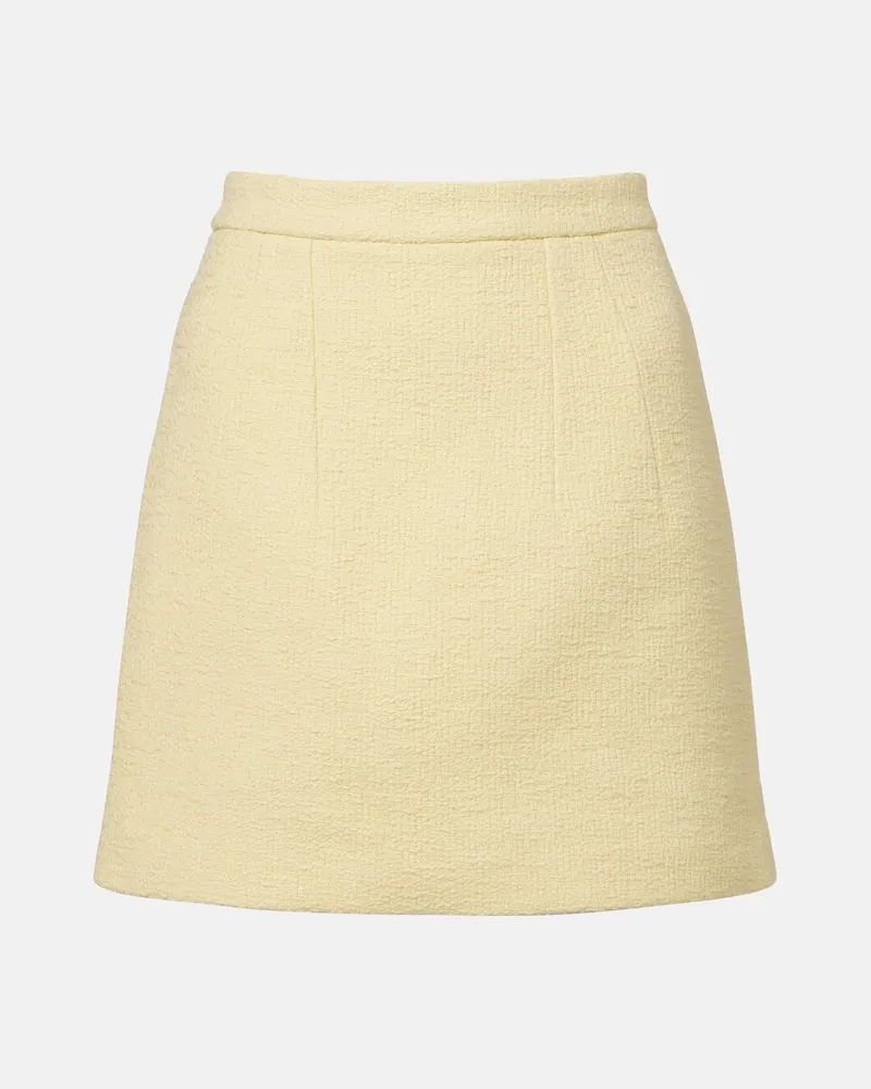 Patou Minigonna in cotone Giallo