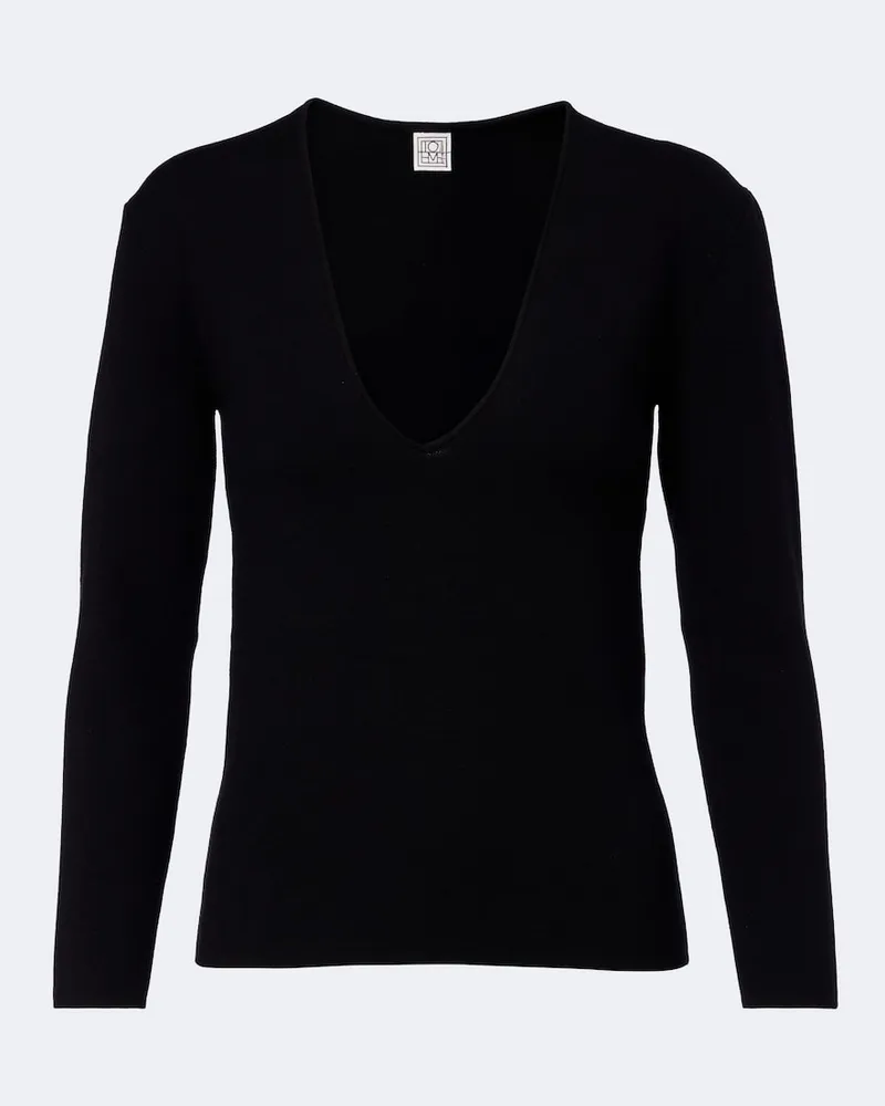 Totême Pullover in maglia Nero
