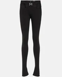 Thierry Mugler Leggings con cut-out Nero