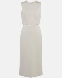 Max Mara Abito midi Maremar in jersey Grigio