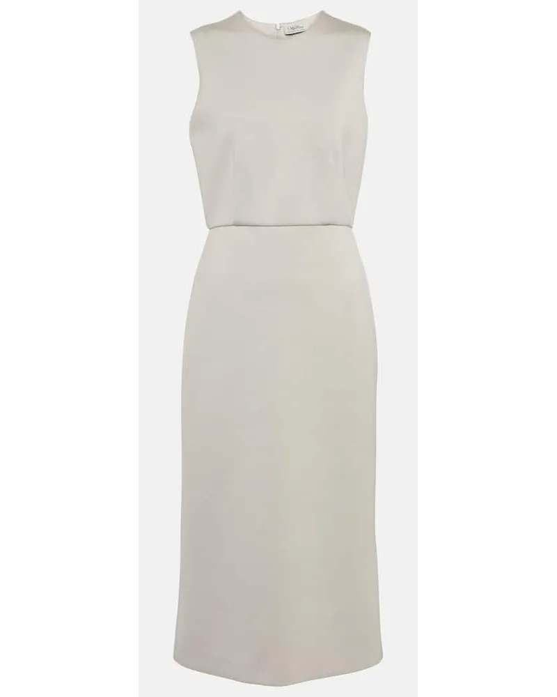 Max Mara Abito midi Maremar in jersey Grigio