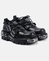 Paco Rabanne x New Rock - Sneakers in pelle Nero